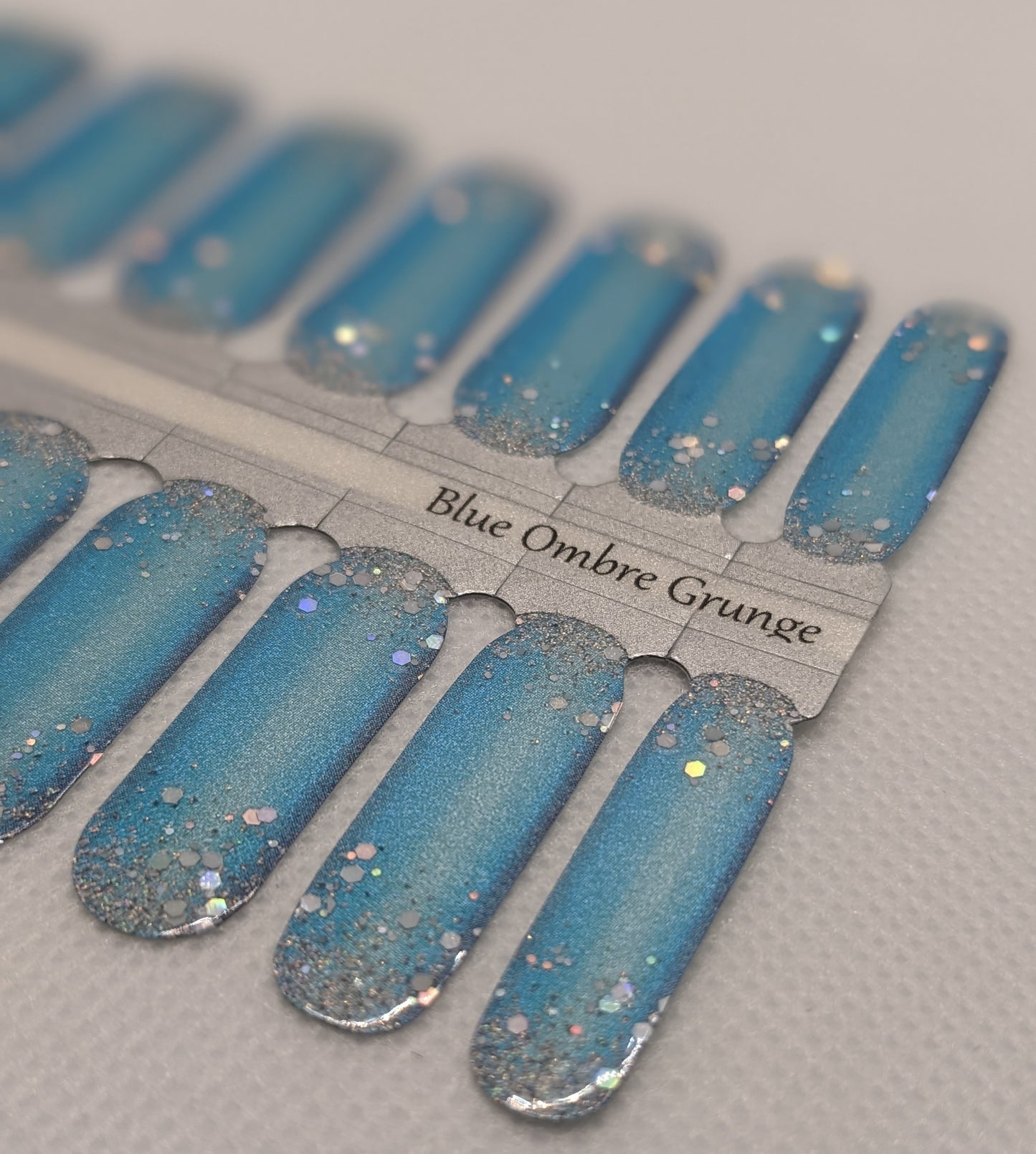 Blue Ombre Grunge