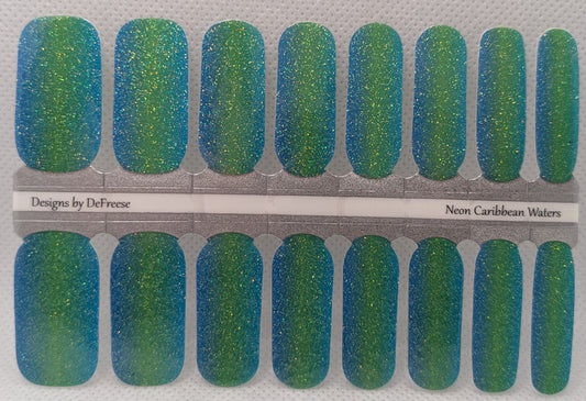 Neon Caribbean Waters