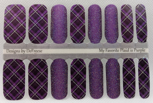 My Favorite Plaid is Purple