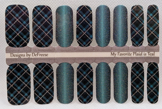 My Favorite Plaid is Teal