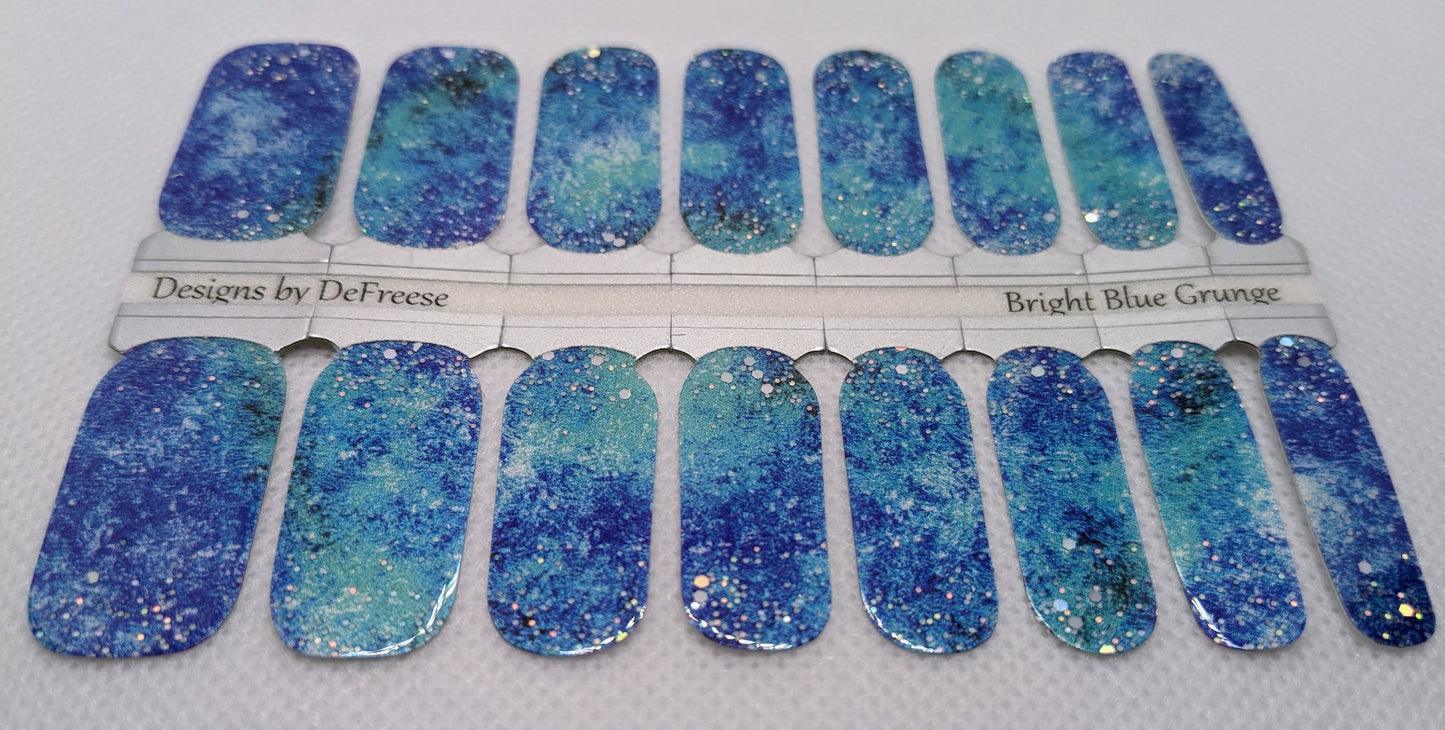 Bright Blue Grunge